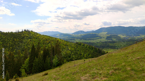 landscape with mountains