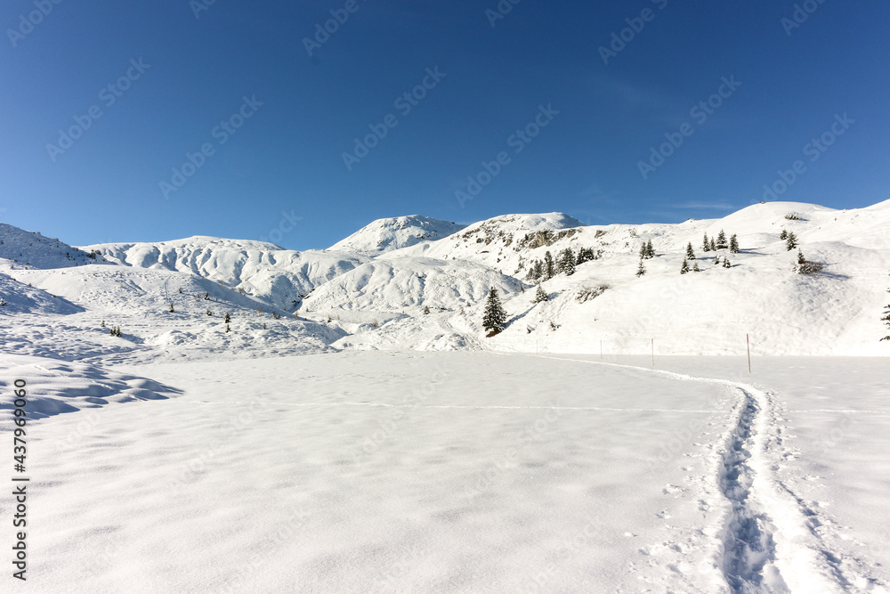 Winter Hiking in Arosa, Switzerland Winter Hiking in Arosa, Switzerland