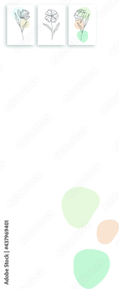 minimalist line art flower illustration with abstract leaves poster design set
minimalist line art flower illustration with abstract leaves poster design set