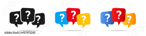 Message box with question mark icon