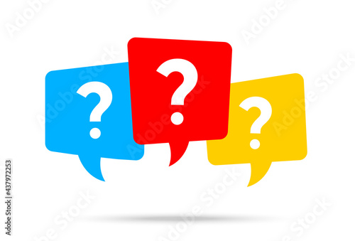 Message box with question mark icon