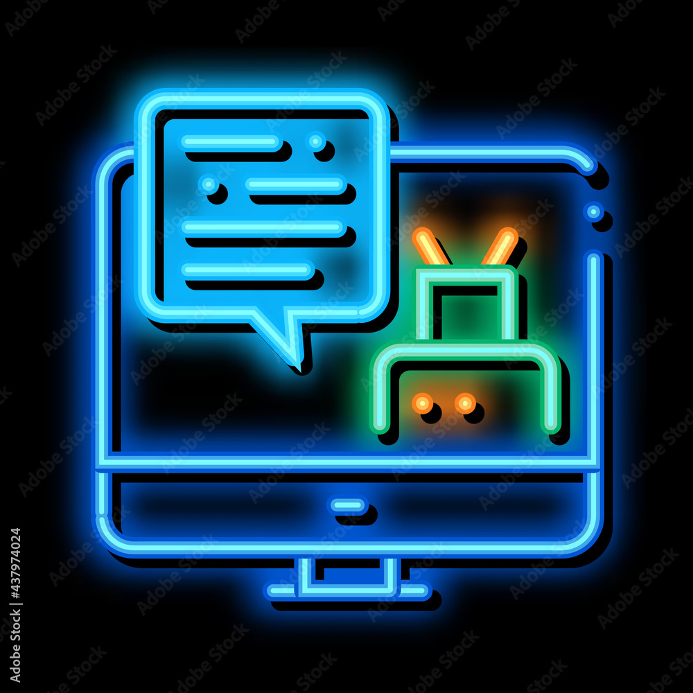 personal information robotic process neon light sign vector. Glowing bright icon personal information robotic process sign. transparent symbol illustration personal information robotic process neon light sign vector. Glowing bright icon personal information robotic process sign. transparent symbol illustration