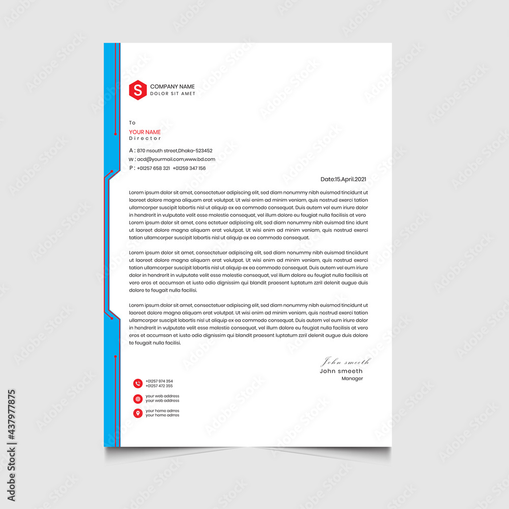 letterhead roll up template design letterhead roll up template design