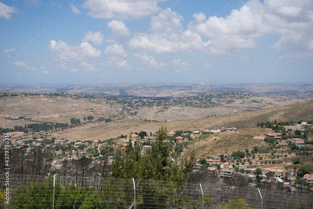 Fototapeta premium North Israel South Lebanon border