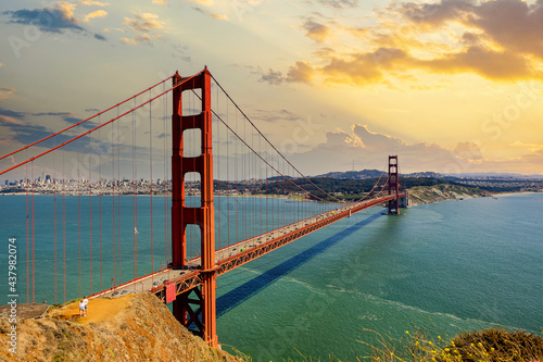Golden Gate bridge, San Francisco California photo
