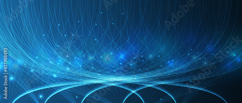 Technology data background, idea of global business solution