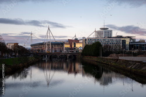 Cardiff Skyline, including Principality Stadium