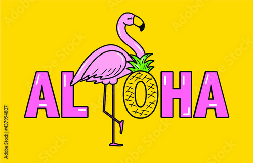 ALOHA FLAMINGO PIÑA