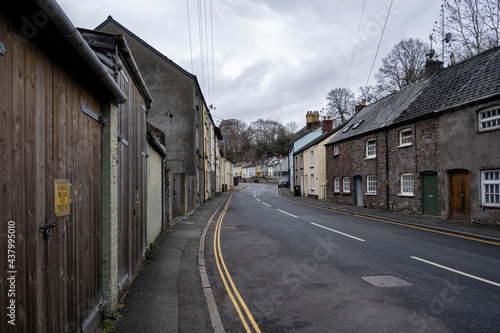 A street in Brecon, Wales, UK