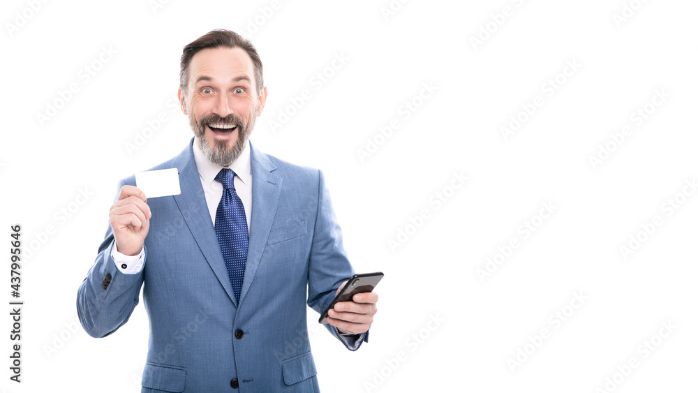 man pay in online banking. shopping app. cyber monday. fast payment. amazed businessman man pay in online banking. shopping app. cyber monday. fast payment. amazed businessman