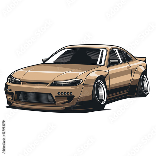 sport car jdm vector illustration