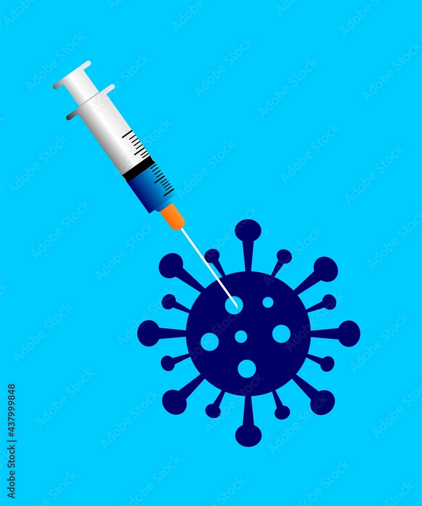 Corona vaccination icon vector Corona vaccination icon vector