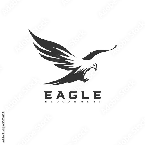 Canvas Print eagle logo template