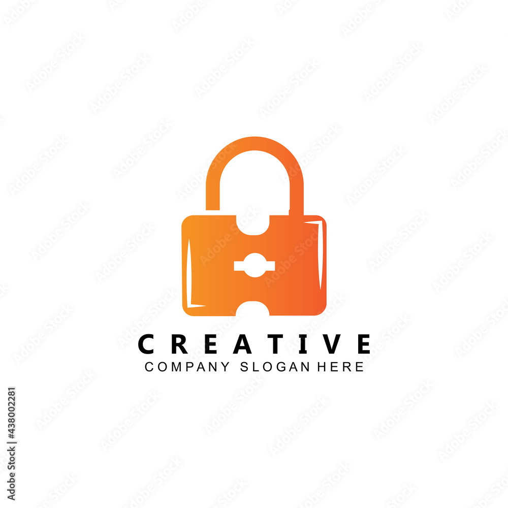 home and site security padlock logo vector symbol home and site security padlock logo vector symbol