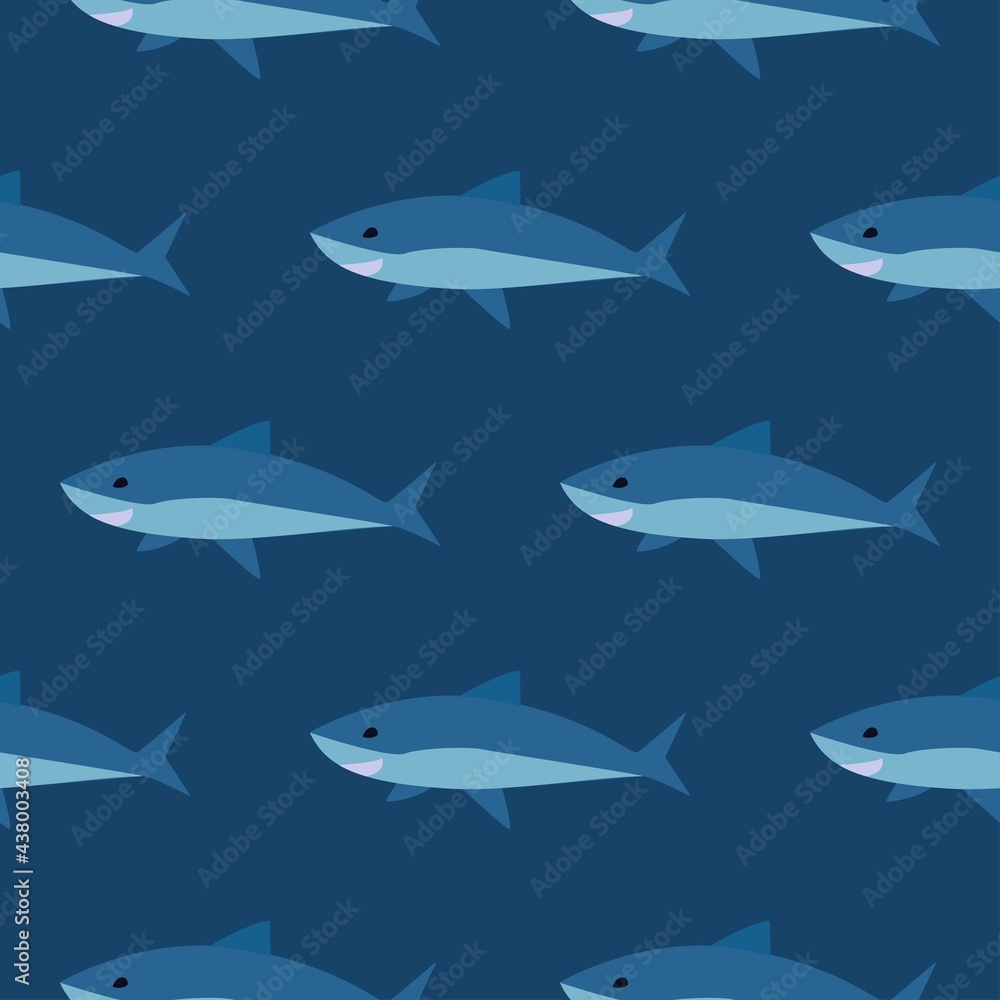 vector fish print. seamless fish print vector fish print. seamless fish print