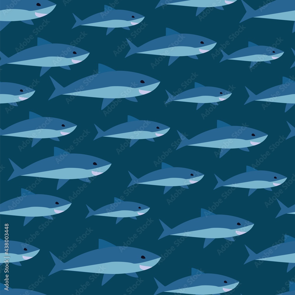 vector fish print. seamless fish print vector fish print. seamless fish print