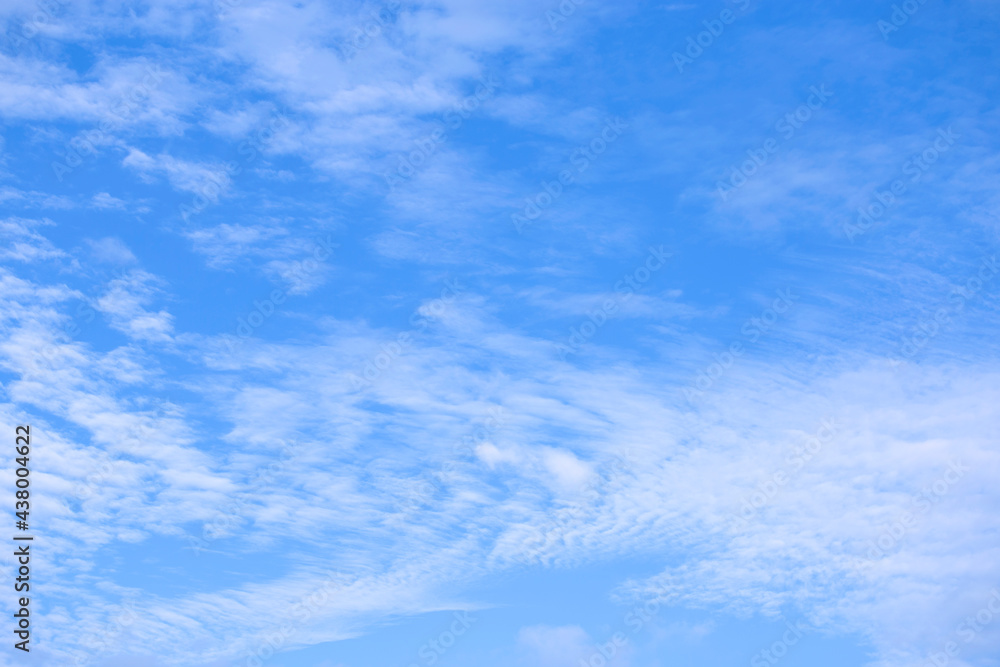 Blue sky and white cloud. Clear skyscape, fresh clean air no pollution of PM 2.5. Heave theme. Blue sky and white cloud. Clear skyscape, fresh clean air no pollution of PM 2.5. Heave theme.