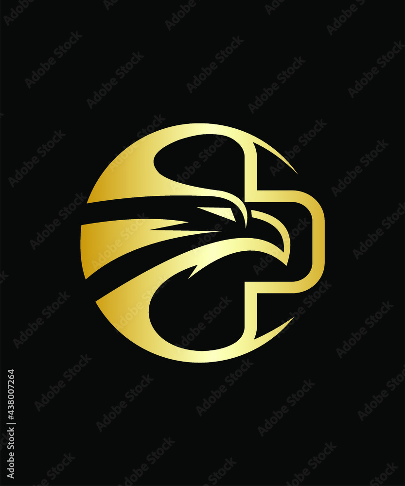 Obraz premium Cross eagle logo vector for medical company