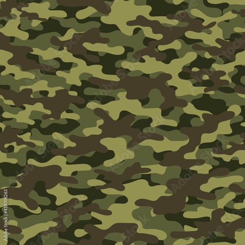 vector camouflage pattern for army. camouflage green military pattern