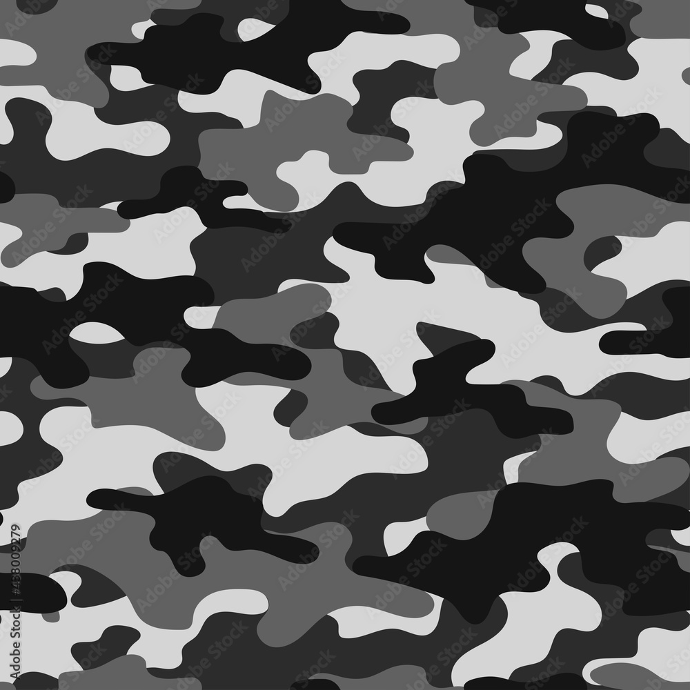 grey Camouflage background. Seamless pattern vector. grey Camouflage background. Seamless pattern vector.