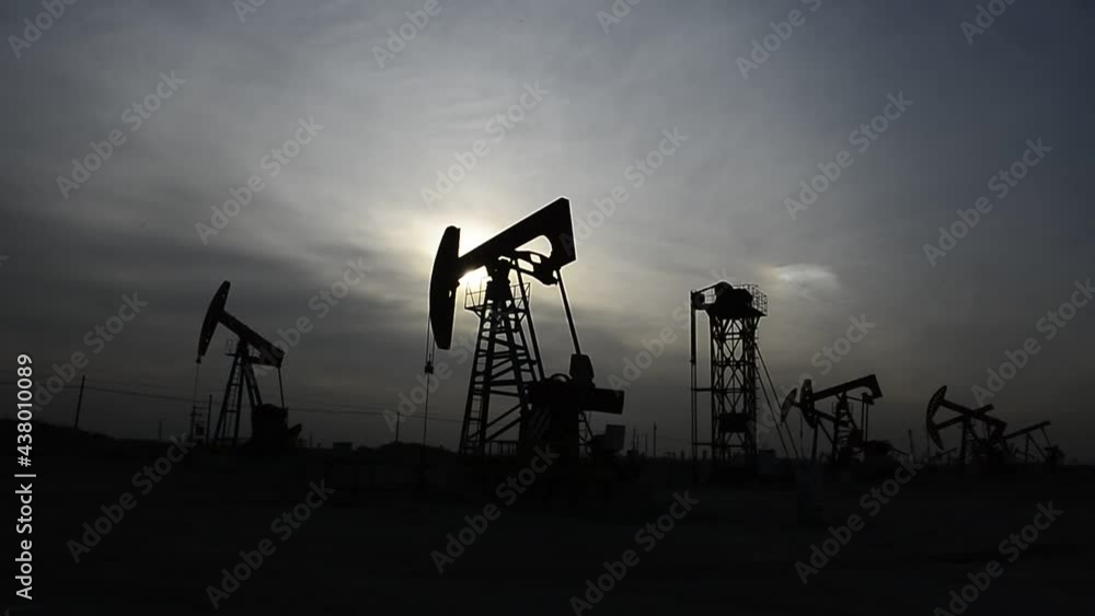 The oil pump, industrial equipment The oil pump, industrial equipment