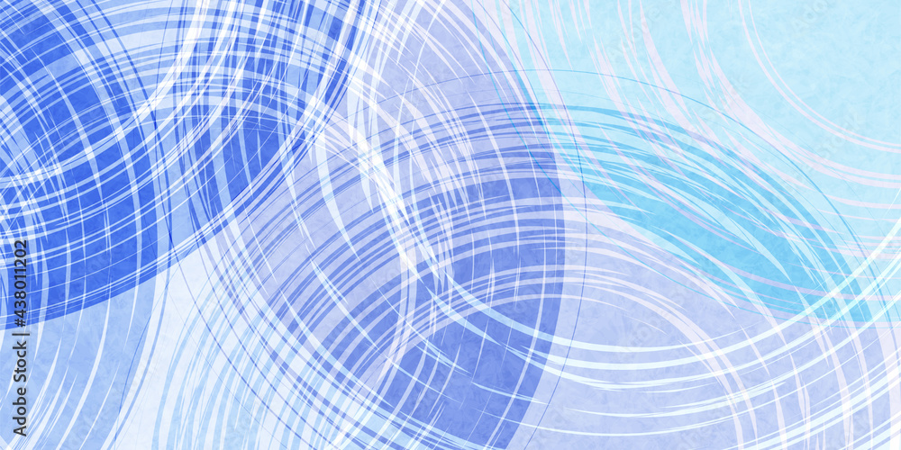 Fototapeta premium 夏 波紋 渦巻 背景