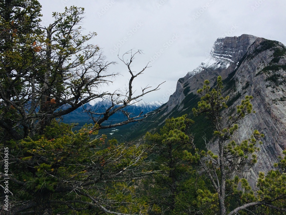 Banff & Mount Rundle spine amid spectacular scenery Banff & Mount Rundle spine amid spectacular scenery