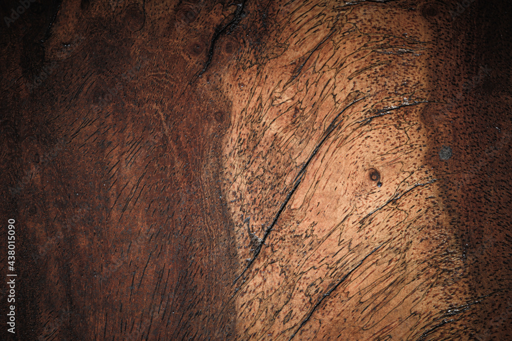 Obraz premium Plank wood table floor with natural pattern texture background.