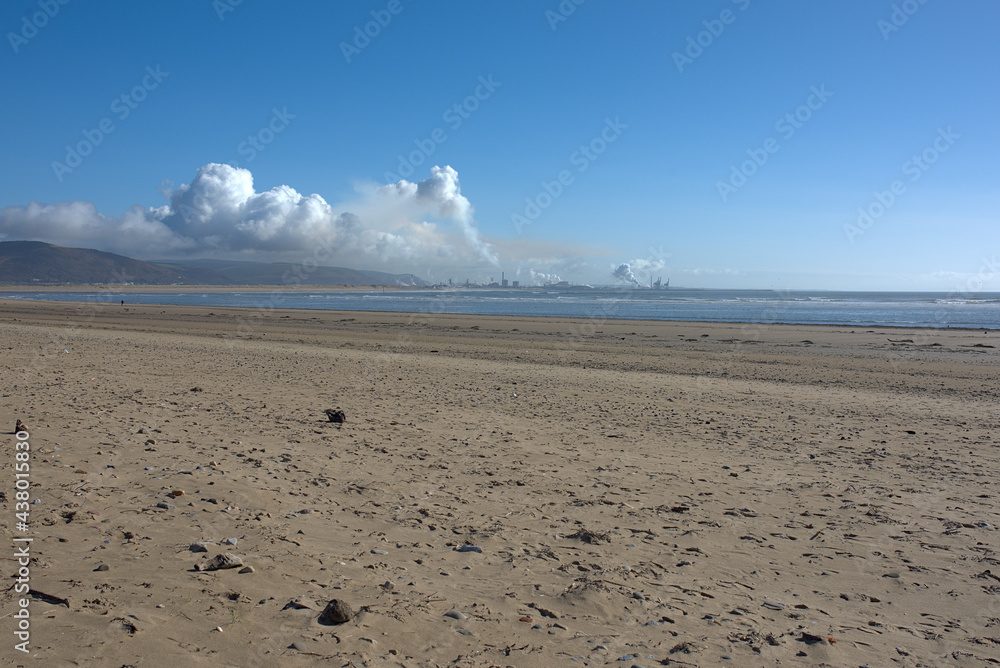 beach in winter