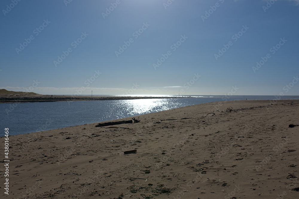 beach in the morning