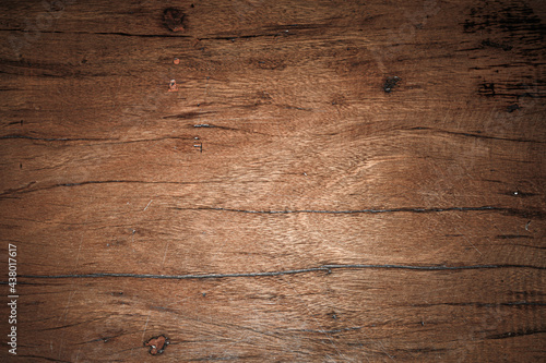 Wallpaper Mural Plank wood table floor with natural pattern texture background. Torontodigital.ca