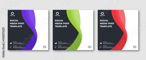 Editable Instagram post template modern background. Promotional web banner for company business post. editable social media background sale ads and discount promo	