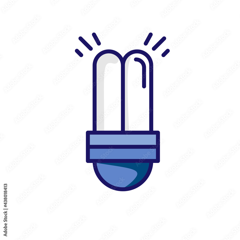 Lamp icon Vector illustration of bulb lamp Lamp icon Vector illustration of bulb lamp