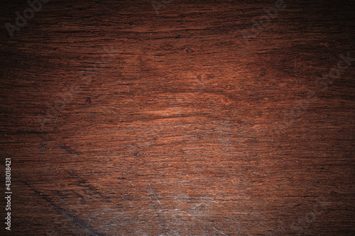 Plank wood table floor with natural pattern texture background.