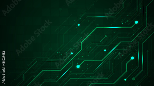 Design in the concept of electronic circuit boards.