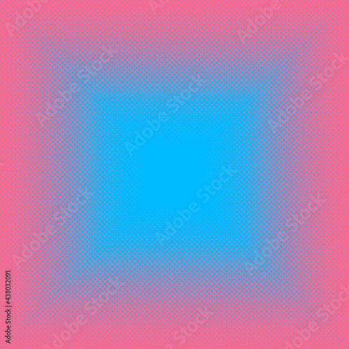 Beautiful square background made of circles of different sizes. Pop Art. Vector design for postcards, covers, collages, stickers, banners, posters, etc. The layers can be repainted.