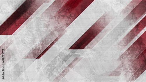 Dark red and grey grunge stripes abstract background