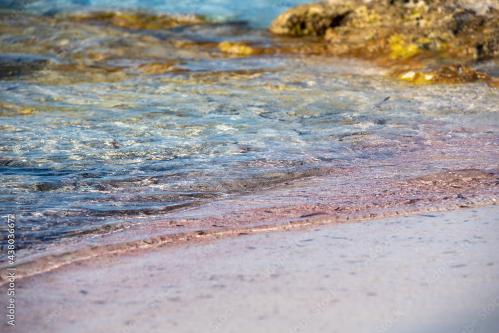 Beautiful beach with transparent water on the Island of Formentera in Spain. Beautiful beach with transparent water on the Island of Formentera in Spain.