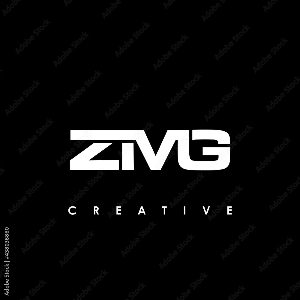 ZMG Letter Initial Logo Design Template Vector Illustration