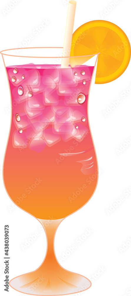 Cool Refreshing Summertime Sunrise Drink Cool Refreshing Summertime Sunrise Drink
