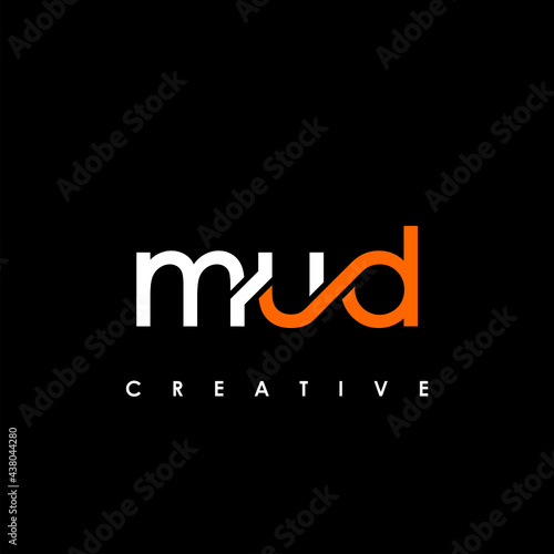 MUD Letter Initial Logo Design Template Vector Illustration