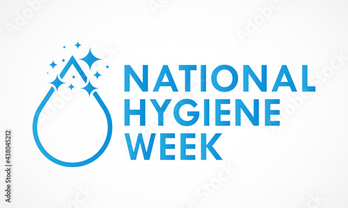 National Hygiene Week Awareness Concept Observed on Every July. Hygiene Week Template for background, Banner, Poster, Card Awareness Campaign.