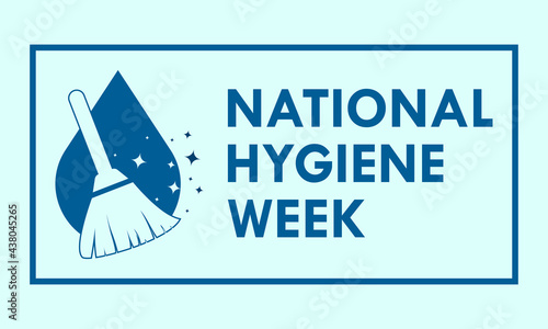 National Hygiene Week Awareness Concept Observed on Every July. Hygiene Week Template for background, Banner, Poster, Card Awareness Campaign.