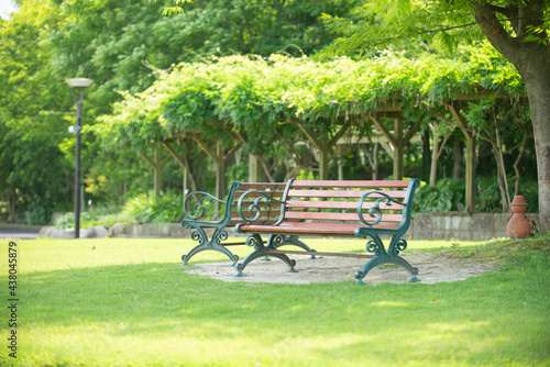 公園のベンチ 