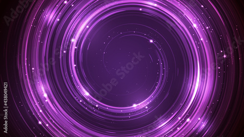 Vector purple abstract background swirled in the middle. photo