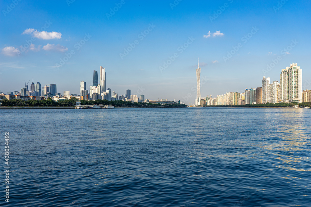 Guangzhou city architecture skyline