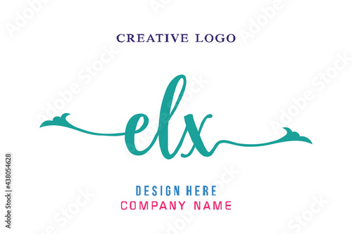 ELX lettering logo is simple, easy to understand and authoritative