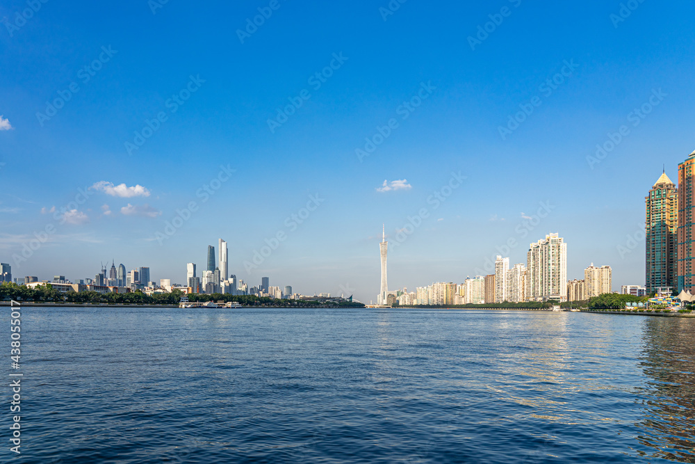 Guangzhou city architecture skyline