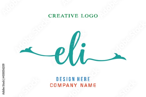 ELI lettering logo is simple, easy to understand and authoritative