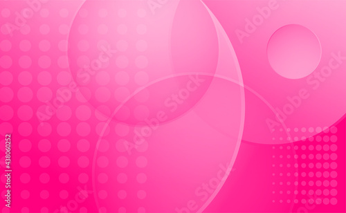 Abstract geometric screen saver with circles and halftone